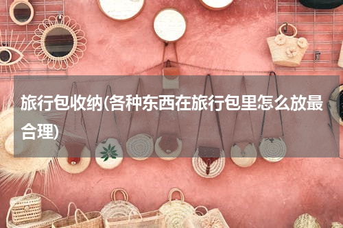 旅行包收纳(各种东西在旅行包里怎么放最合理)