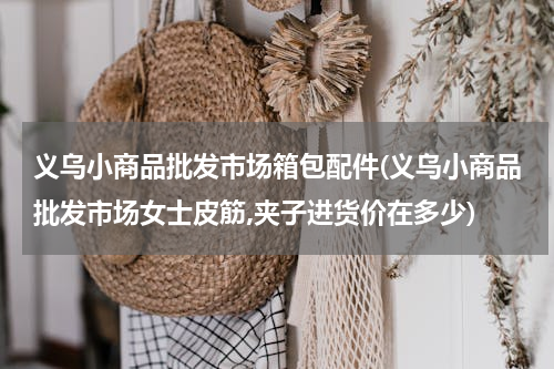 义乌小商品批发市场箱包配件(义乌小商品批发市场女士皮筋,夹子进货价在多少)