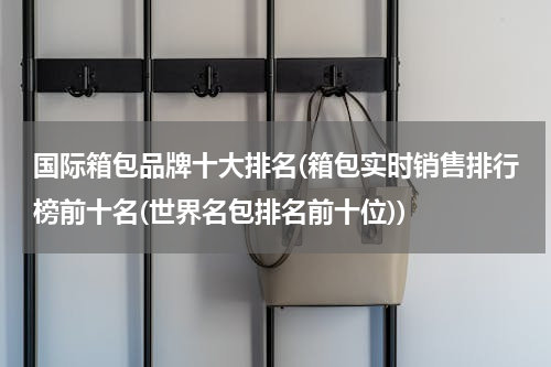 国际箱包品牌十大排名(箱包实时销售排行榜前十名(世界名包排名前十位))