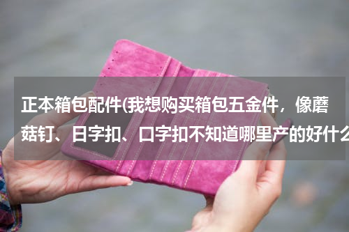 正本箱包配件(我想购买箱包五金件，像蘑菇钉、日字扣、口字扣不知道哪里产的好什么材料好？还有下面这个配件叫什么？)