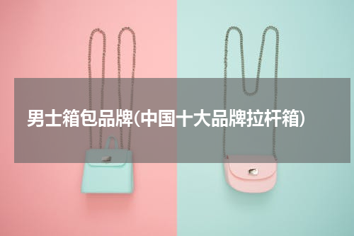 男士箱包品牌(中国十大品牌拉杆箱)