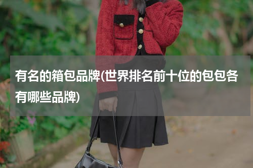 有名的箱包品牌(世界排名前十位的包包各有哪些品牌)