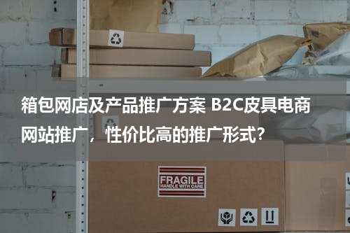 箱包网店及产品推广方案 B2C皮具电商网站推广，性价比高的推广形式？