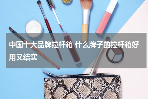 中国十大品牌拉杆箱 什么牌子的拉杆箱好用又结实