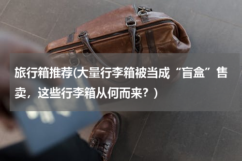 旅行箱推荐(大量行李箱被当成“盲盒”售卖，这些行李箱从何而来？)
