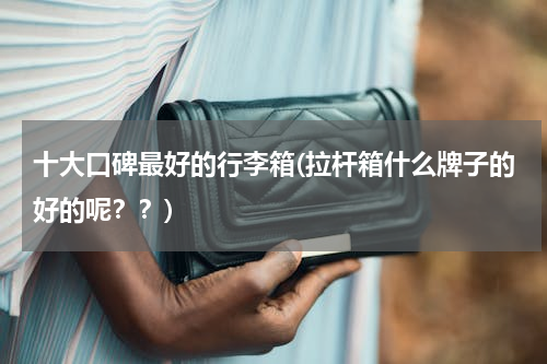 十大口碑最好的行李箱(拉杆箱什么牌子的好的呢？？)