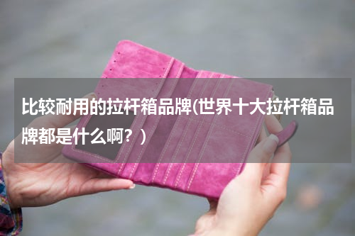 比较耐用的拉杆箱品牌(世界十大拉杆箱品牌都是什么啊？)