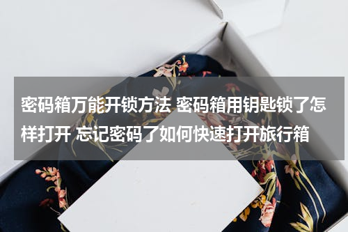 密码箱万能开锁方法 密码箱用钥匙锁了怎样打开 忘记密码了如何快速打开旅行箱
