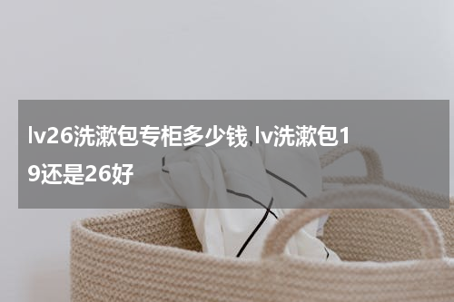 lv26洗漱包专柜多少钱 lv洗漱包19还是26好