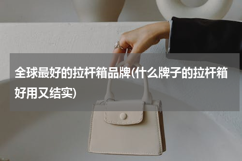 全球最好的拉杆箱品牌(什么牌子的拉杆箱好用又结实)