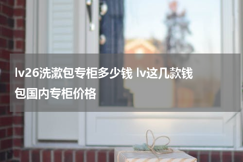 lv26洗漱包专柜多少钱 lv这几款钱包国内专柜价格