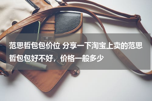 范思哲包包价位 分享一下淘宝上卖的范思哲包包好不好，价格一般多少