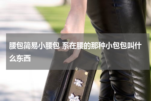 腰包简易小腰包 系在腰的那种小包包叫什么东西