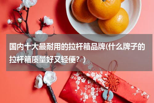国内十大最耐用的拉杆箱品牌(什么牌子的拉杆箱质量好又轻便？)