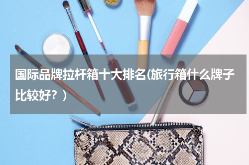 国际品牌拉杆箱十大排名(旅行箱什么牌子比较好？)
