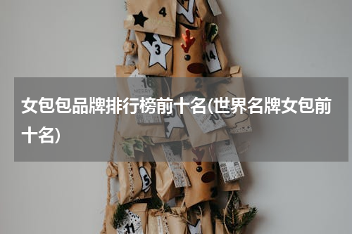 女包包品牌排行榜前十名(世界名牌女包前十名)