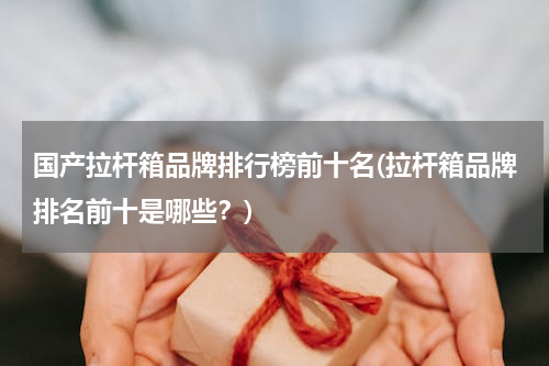 国产拉杆箱品牌排行榜前十名(拉杆箱品牌排名前十是哪些？)