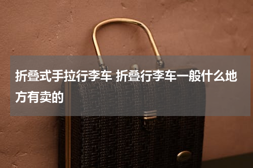 折叠式手拉行李车 折叠行李车一般什么地方有卖的