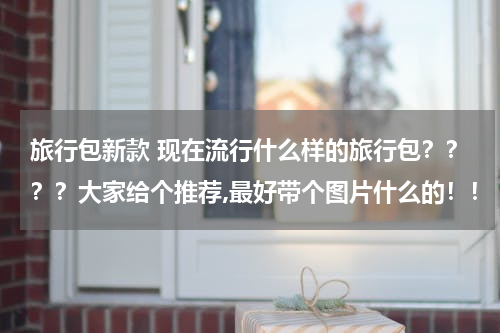 旅行包新款 现在流行什么样的旅行包？？？？大家给个推荐,最好带个图片什么的！！