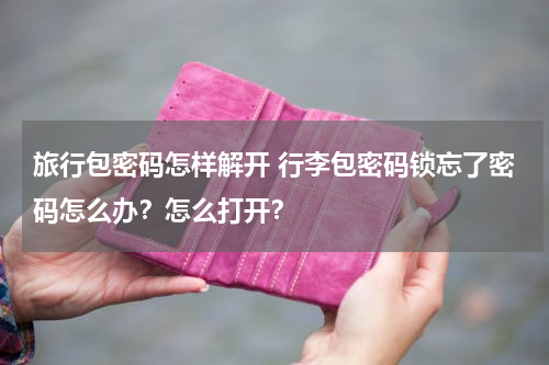 旅行包密码怎样解开 行李包密码锁忘了密码怎么办？怎么打开？