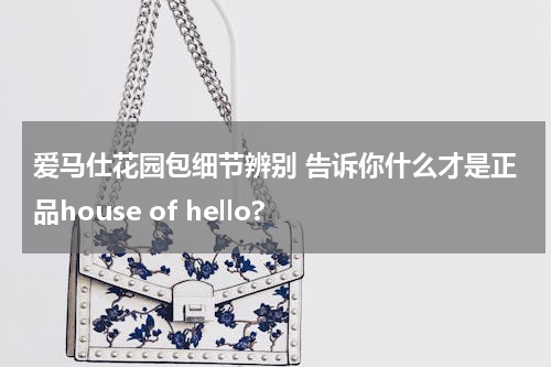 爱马仕花园包细节辨别 告诉你什么才是正品house of hello?