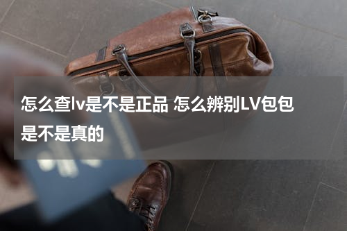 怎么查lv是不是正品 怎么辨别LV包包是不是真的
