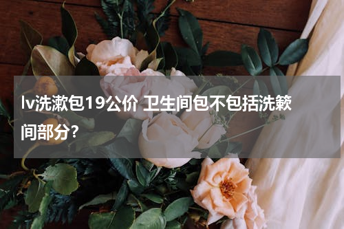 lv洗漱包19公价 卫生间包不包括洗簌间部分？