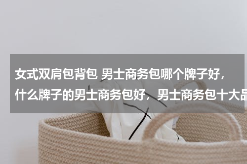 女式双肩包背包 男士商务包哪个牌子好，什么牌子的男士商务包好，男士商务包十大品牌排名是什么？