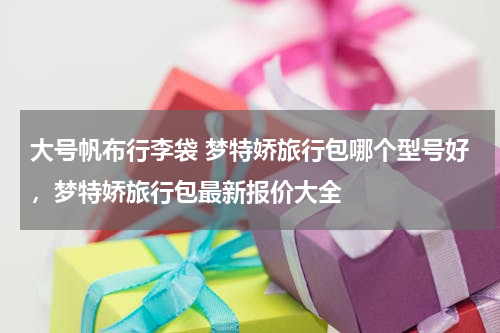 大号帆布行李袋 梦特娇旅行包哪个型号好，梦特娇旅行包最新报价大全