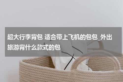 超大行李背包 适合带上飞机的包包_外出旅游背什么款式的包