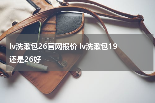 lv洗漱包26官网报价 lv洗漱包19还是26好