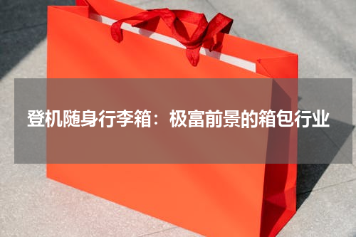 登机随身行李箱：极富前景的箱包行业