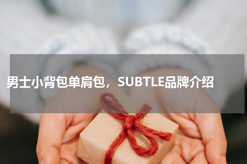 男士小背包单肩包，SUBTLE品牌介绍