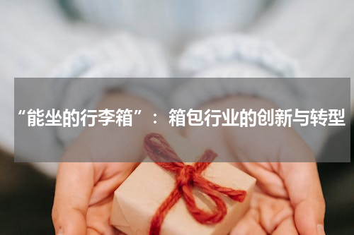 “能坐的行李箱”：箱包行业的创新与转型