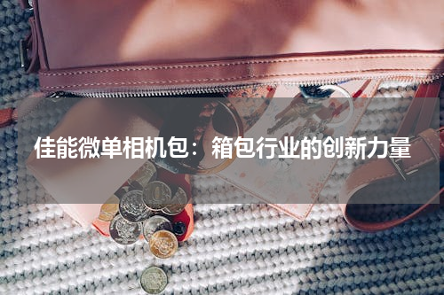 佳能微单相机包：箱包行业的创新力量