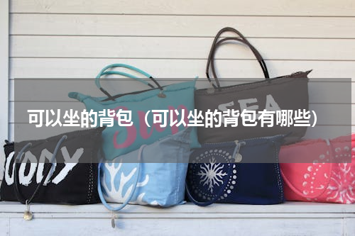 可以坐的背包（可以坐的背包有哪些）